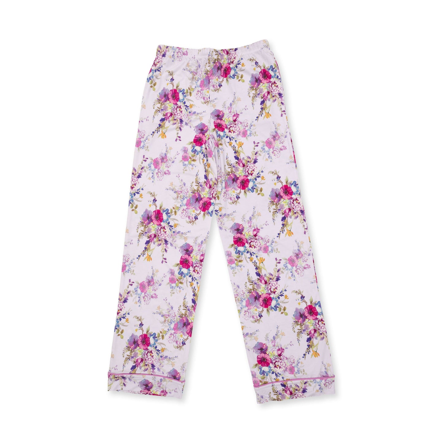 Dahlia Floral - Adult Long Sleeve Coat Style and Pant with Pockets