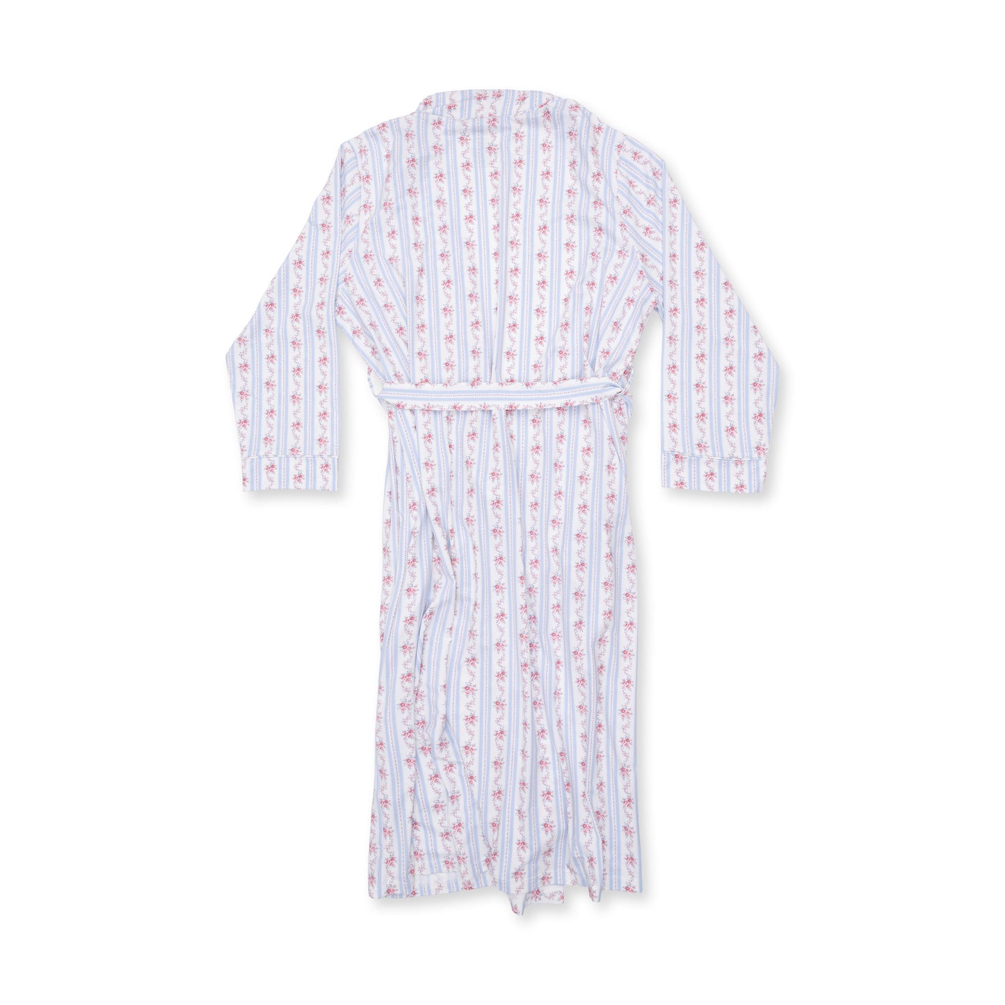 Anna Floral Stripe -  Adult Long Robe