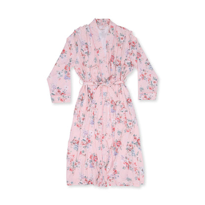 Painterly Rose Bouquets - Adult Long Robe