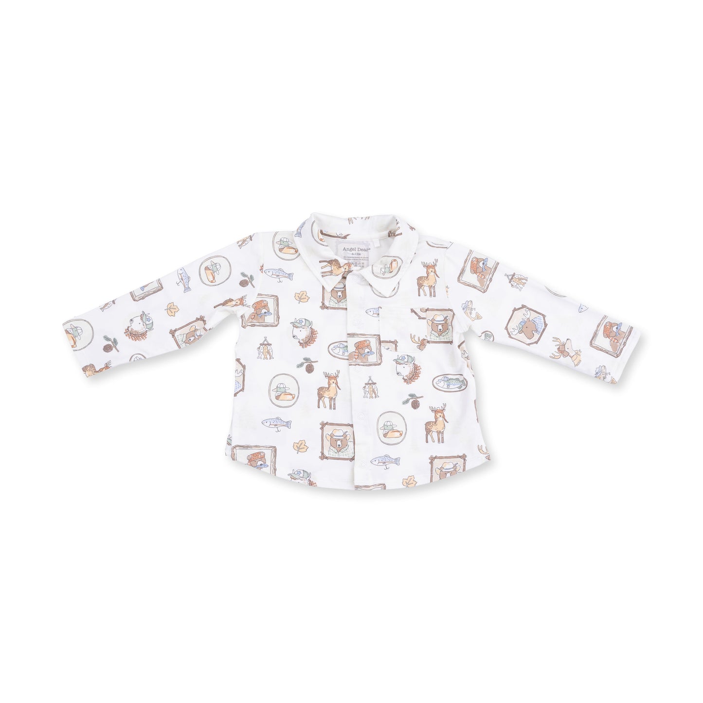 Woodson's Family Cabin - Long Sleeve Polo Button Up