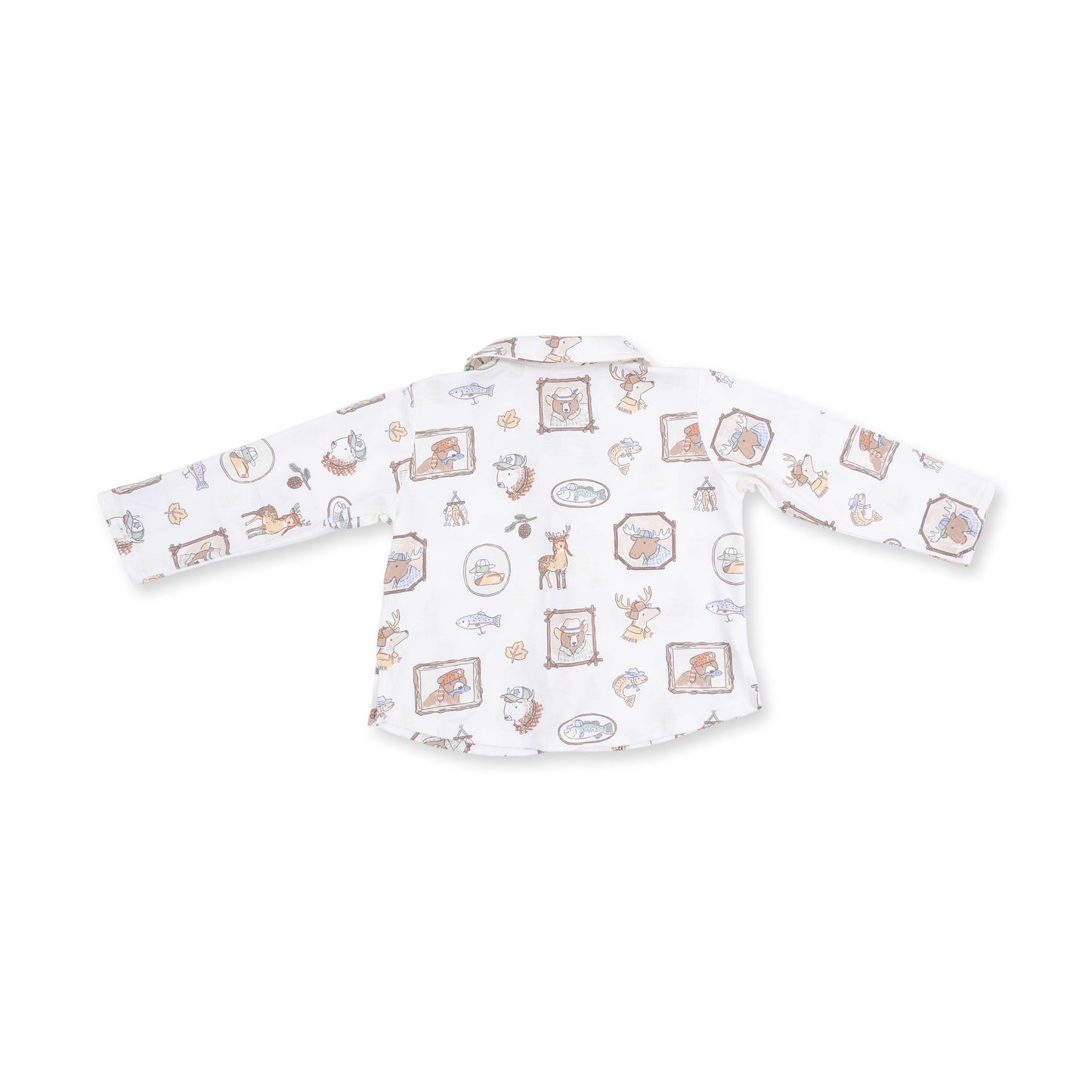 Woodson's Family Cabin - Long Sleeve Polo Button Up