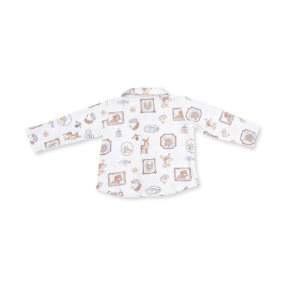 Woodson's Family Cabin - Long Sleeve Polo Button Up