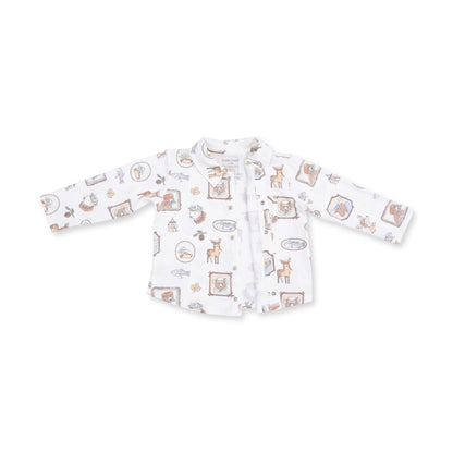 Woodson's Family Cabin - Long Sleeve Polo Button Up