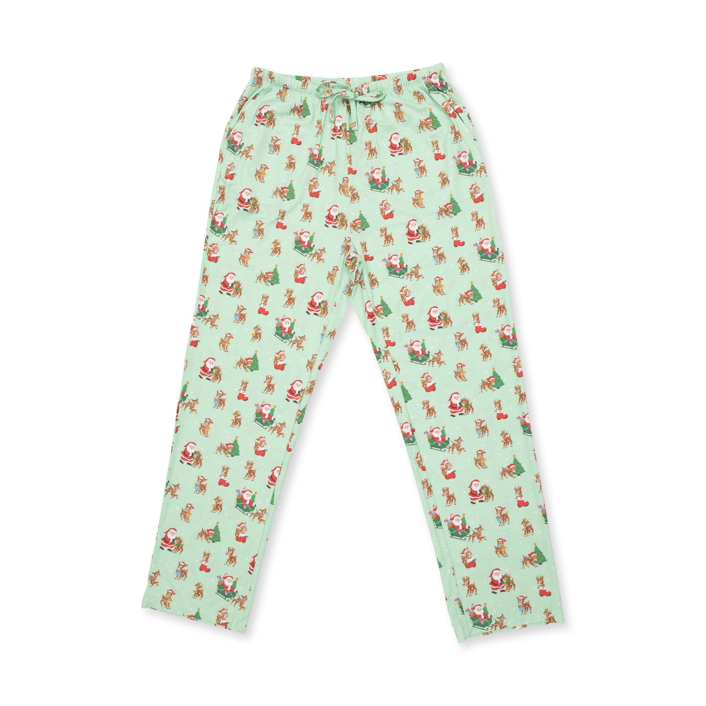 Vintage Reindeer & Santa Uni - Adult Loungewear Pant