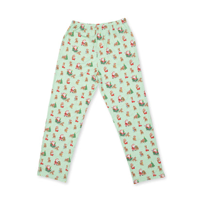 Vintage Reindeer & Santa Uni - Adult Loungewear Pant