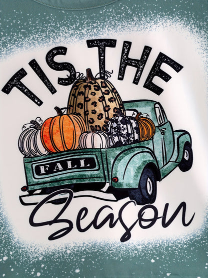 Fall Thanksgiving Halloween 3 pieces Short sleeve O-neck T-shirt