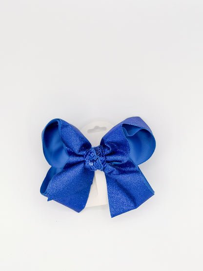Glitter Hair Bows 6inch