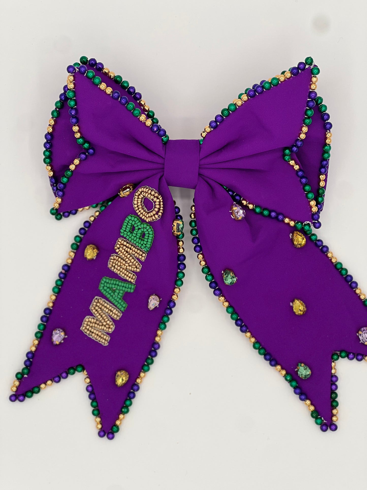 Mardi Gras Hair Bows