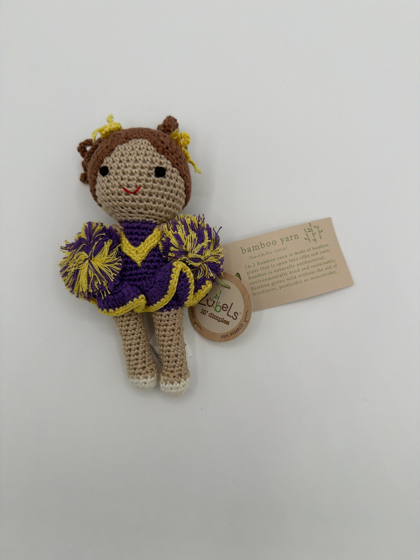 Cheerleader Crochet Rattle