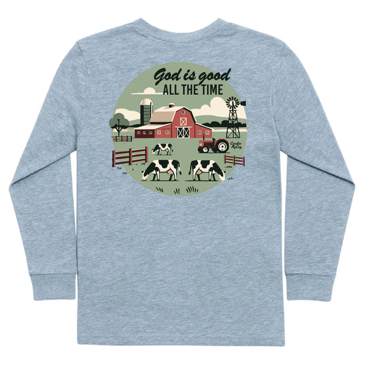 Cardin McCoy Boys “God Is Good All the Time” Long Sleeve Tee | Southern Faith Boutique Shirt (Copy)