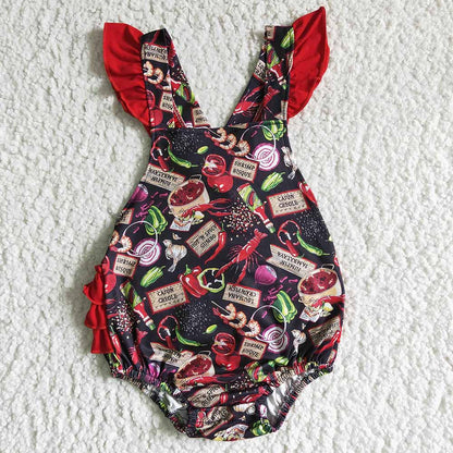 Sibling Baby Girls Crawfish Boys Rompers Dresses Outfits
