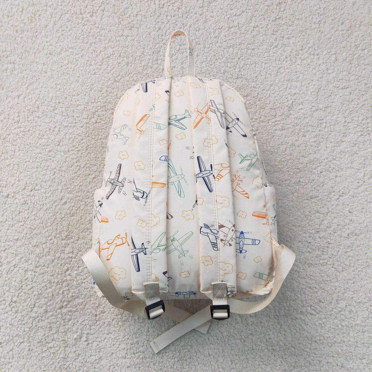 BA0220 Baby Kids Colorful Planes Clouds Back to School Backpack Bags