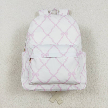 BA0225 toddler backpack bow print baby  gift preschool bag