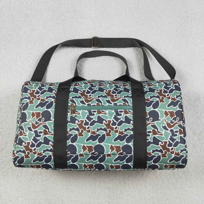 BA0263 Green Camo Hunting Gym Bags
