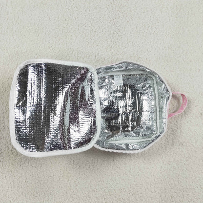 Sibling Baby Girls Pink Bows Ruffle School Bags Lunch Boxes