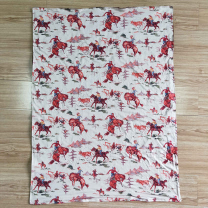 Sibling Baby Kids Western Blankets