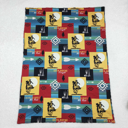 Sibling Baby Kids Western Blankets