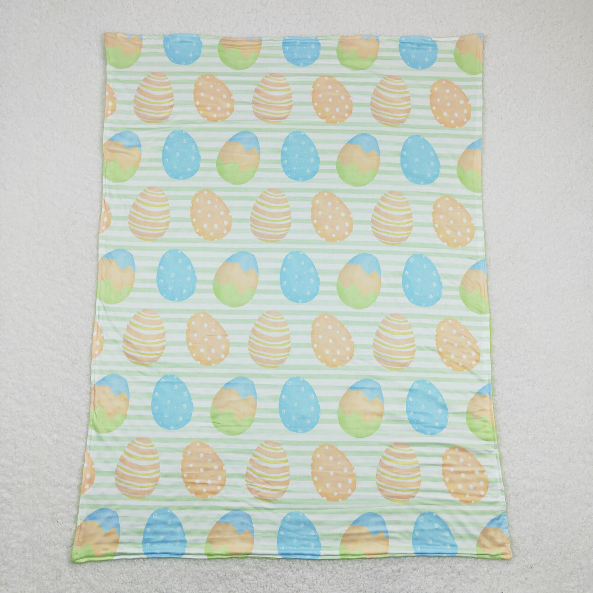 Sibling Baby Kids Rabbits Eggs Easter Blankets