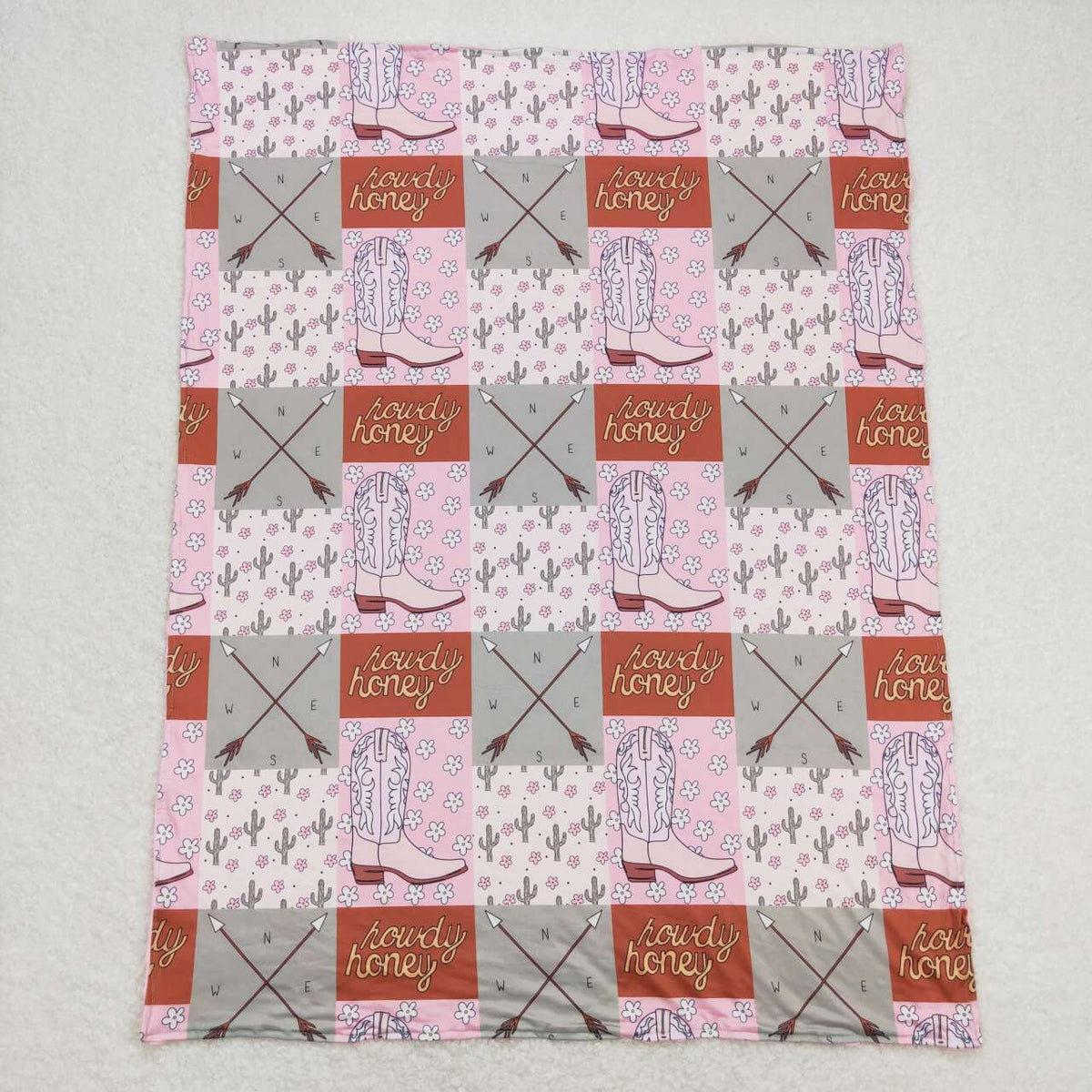 Sibling Baby Kids Western Blankets