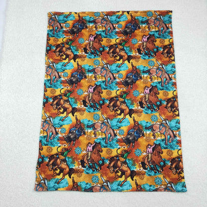 Sibling Baby Kids Western Blankets