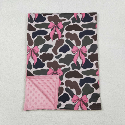 Sibling Baby Kids Flowers Bows Blankets