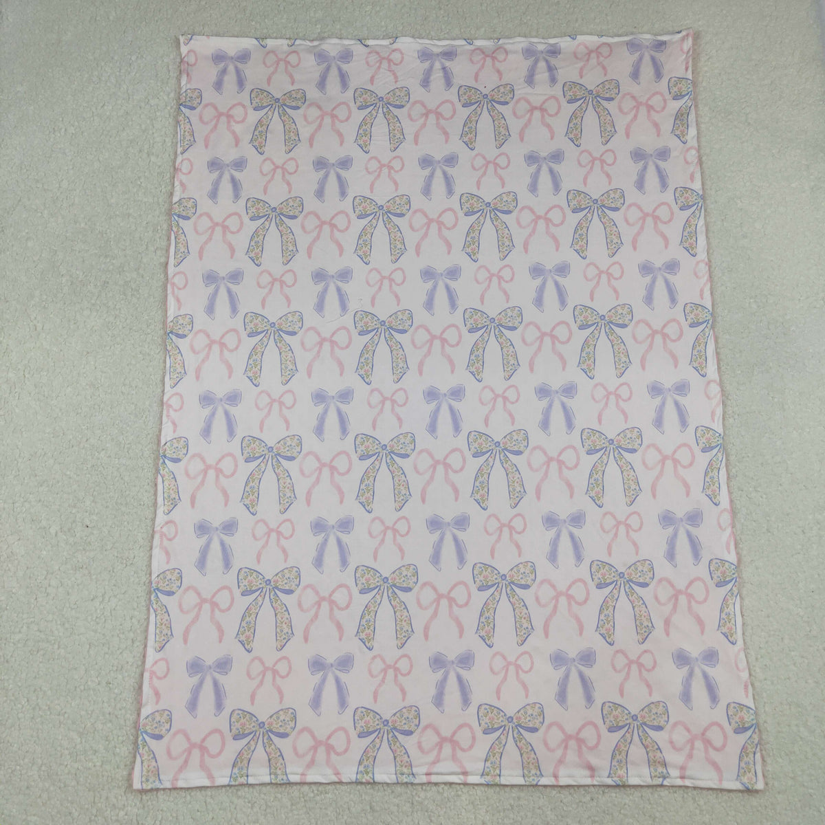 Sibling Baby Kids Flowers Bows Blankets