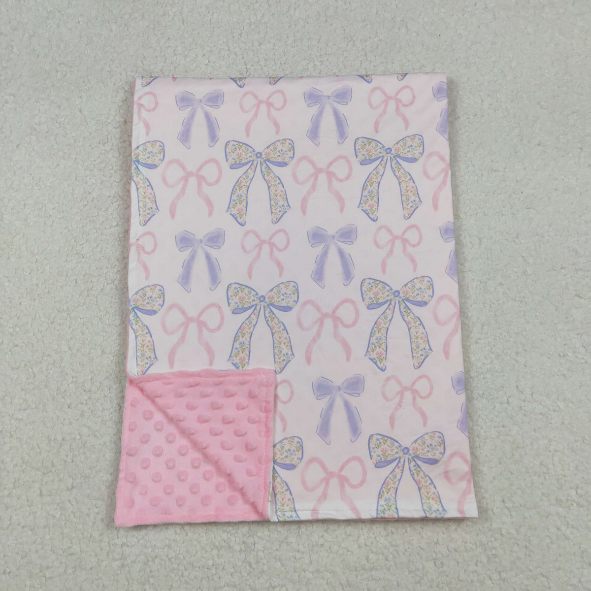 Sibling Baby Kids Flowers Bows Blankets
