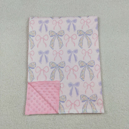 Sibling Baby Kids Flowers Bows Blankets