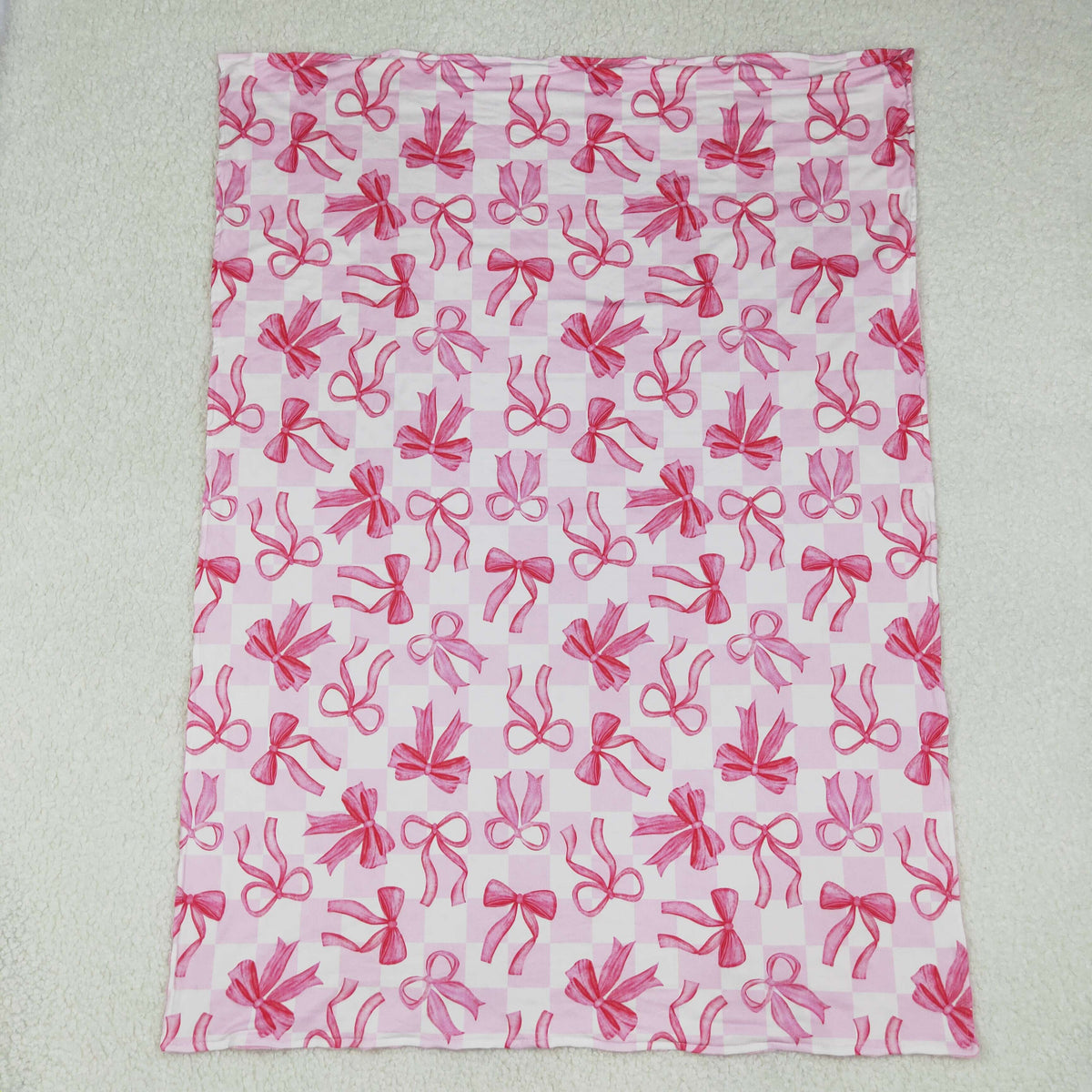 Sibling Baby Kids Colorful Bows Flowers Blankets