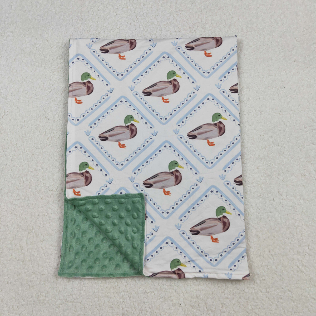 Sibling Baby Kids Camo Ducks Hunting Bows Blankets