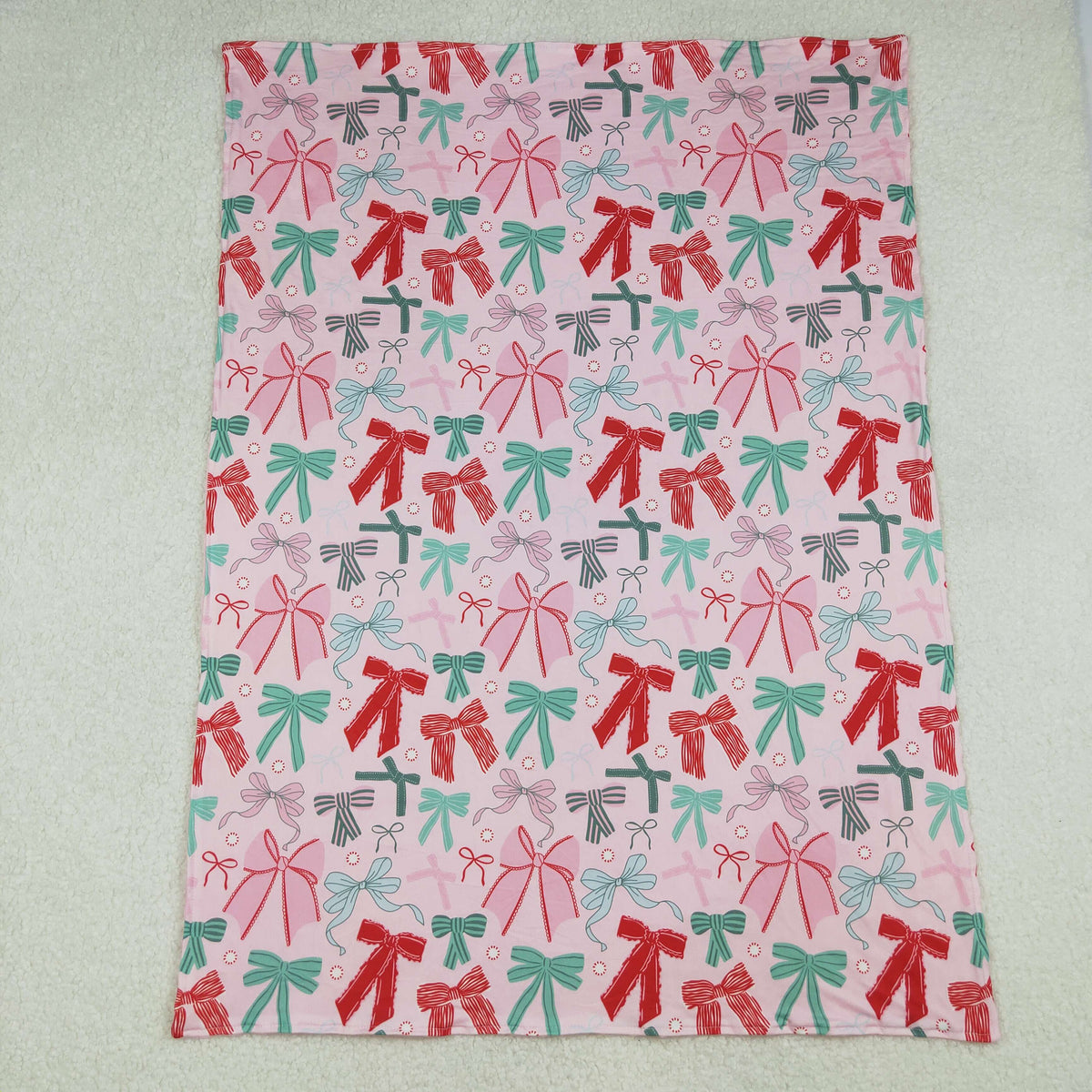 Sibling Baby Kids Flowers Bows Blankets