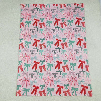 Sibling Baby Kids Flowers Bows Blankets