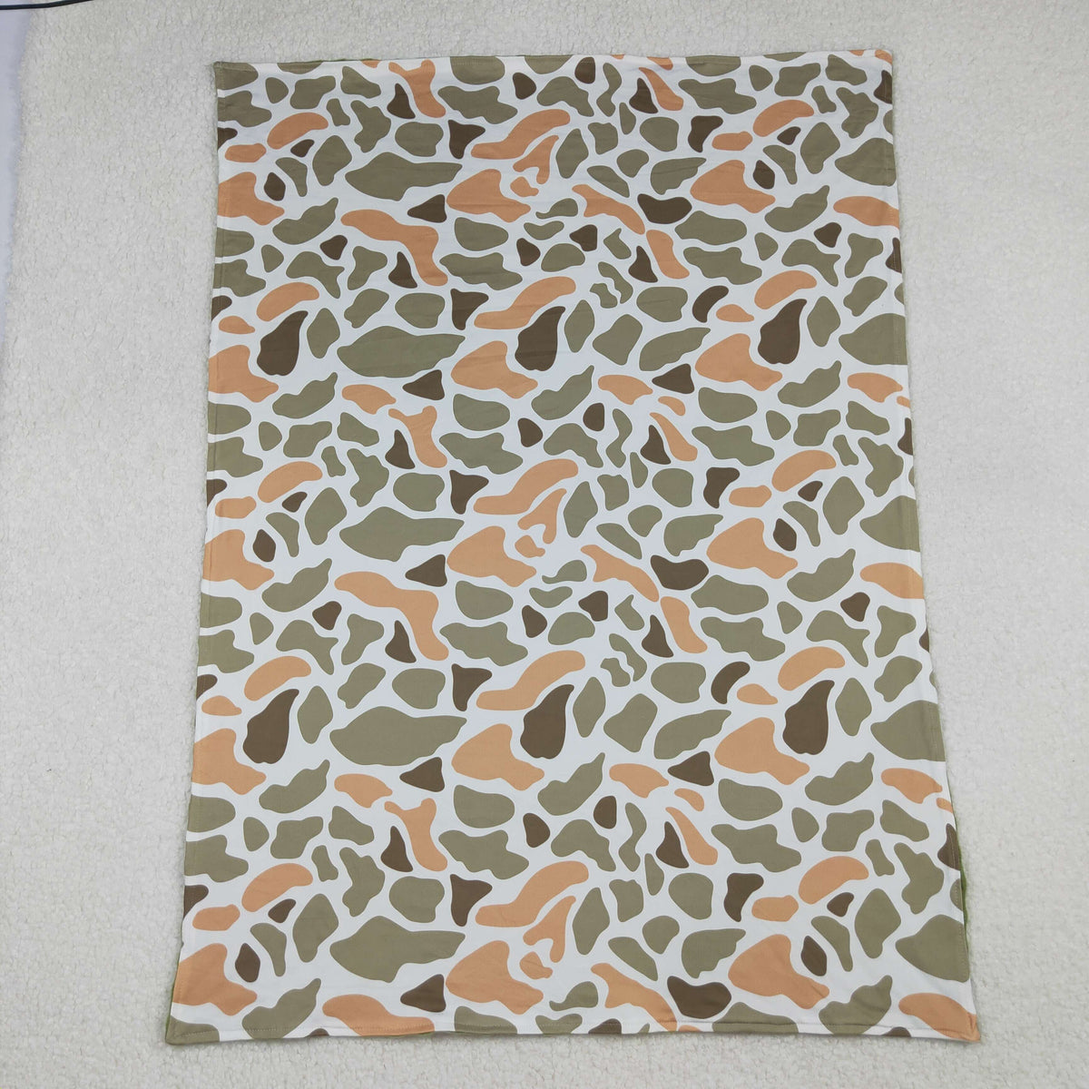 Sibling Baby Kids Camo Ducks Hunting Bows Blankets