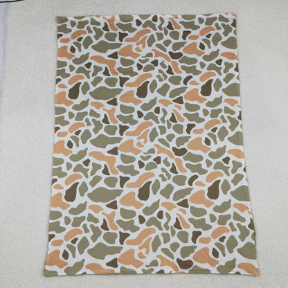 Sibling Baby Kids Camo Ducks Hunting Bows Blankets