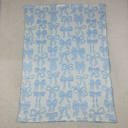 Sibling Baby Kids Colorful Bows Flowers Blankets