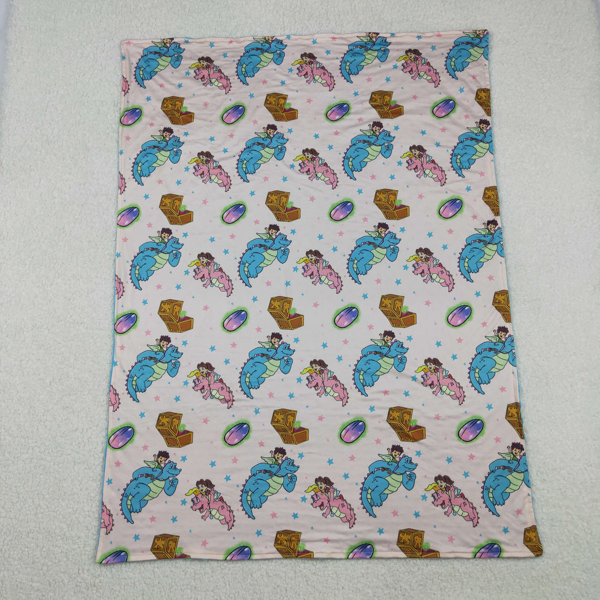 Sibling Baby Kids Cartoon Dolls Blankets