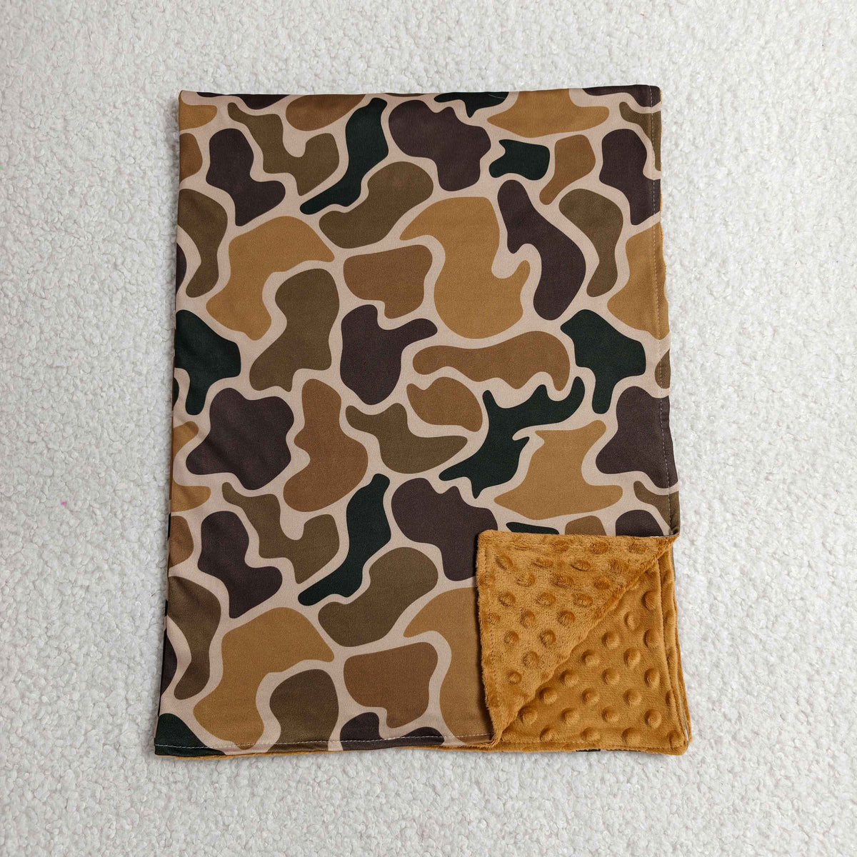 Sibling Baby Kids Camo Ducks Hunting Bows Blankets