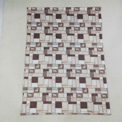 Sibling Baby Boys Deer Ducks Camo Checked Hunting Zip Rompers Blanket