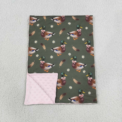 Sibling Baby Kids Ducks Calls Flowers Hunting Pajamas Sets Blanked