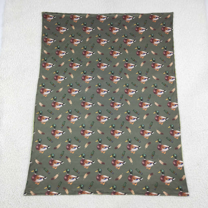 Sibling Baby Kids Ducks Calls Flowers Hunting Pajamas Sets Blanked