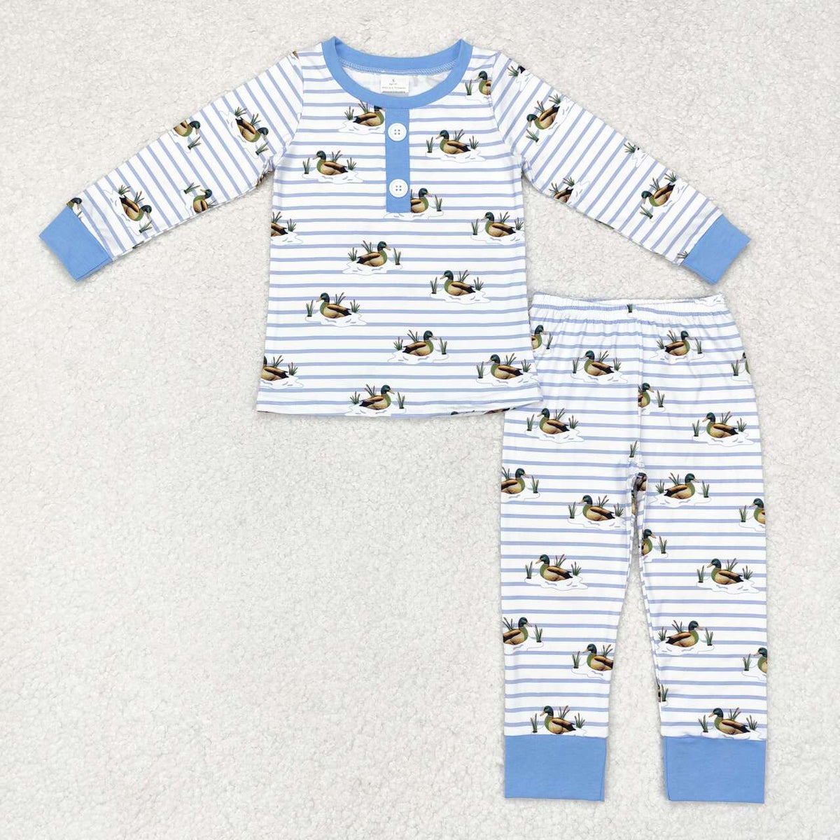 Sibling Baby Boys Deer Ducks Fishing Top Pants Hunting Pajamas Sets