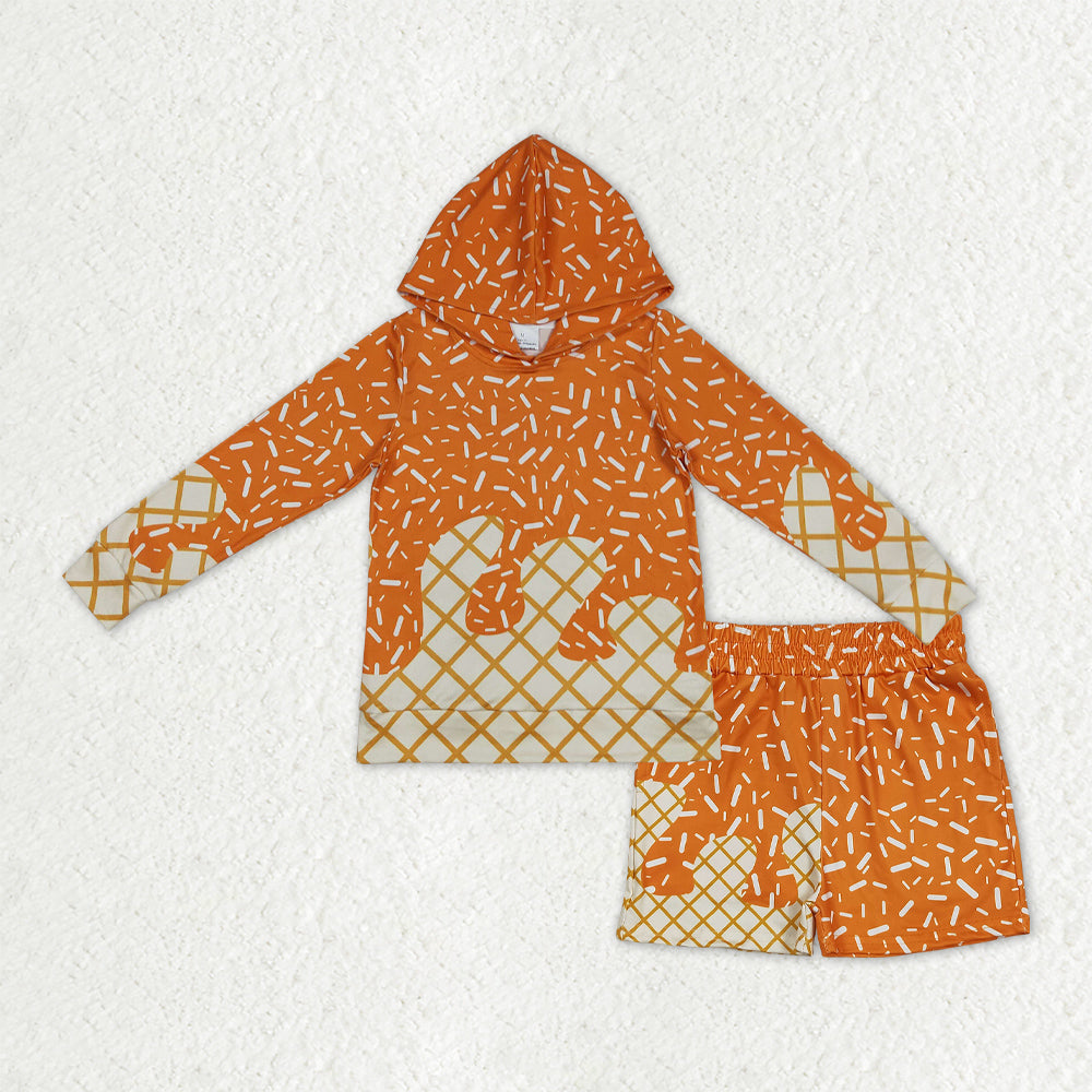 Sibling Baby Boys Long Sleeve Southern Camo Drip Sprinkles Hoodies Pockets Shorts Clothes Sets