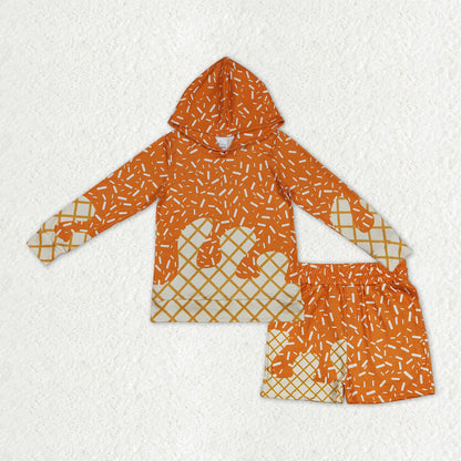Sibling Baby Boys Long Sleeve Southern Camo Drip Sprinkles Hoodies Pockets Shorts Clothes Sets