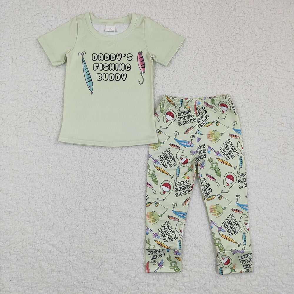 Sibling Girls Baby Boys Daddy Fishing Buddy Dresses Outfits