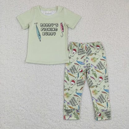 Sibling Girls Baby Boys Daddy Fishing Buddy Dresses Outfits