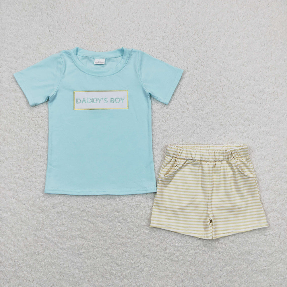 BSSO0522baby boy clothes daddy’s boy summer outfits