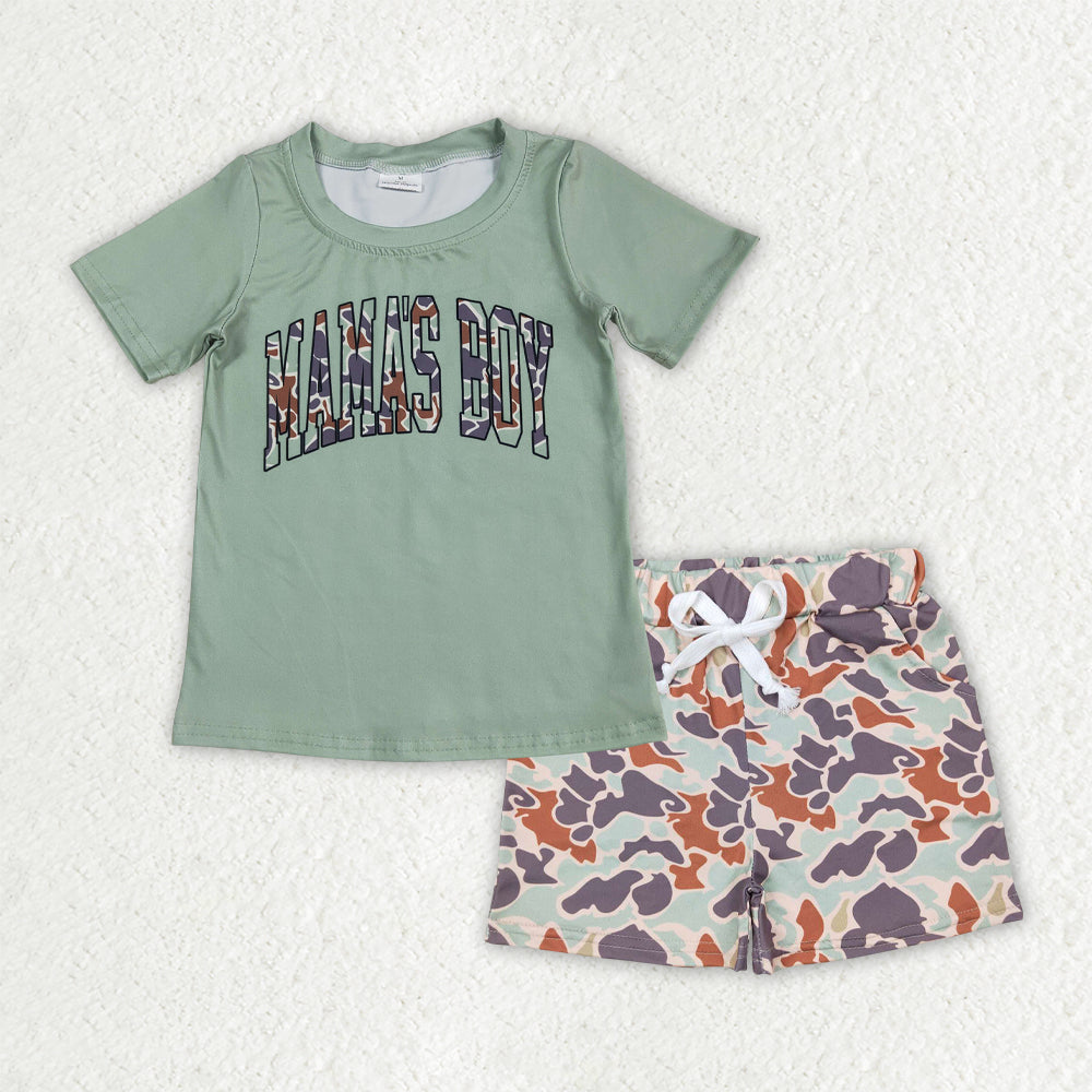 BSSO1344 baby boys clothes mama's boy summer outfits