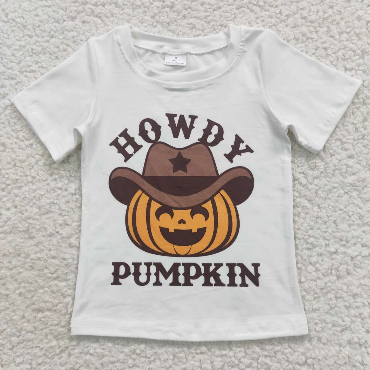 Sibling Baby Boys Girls Ghosts Pumpkins Halloween Tee Shirts Top