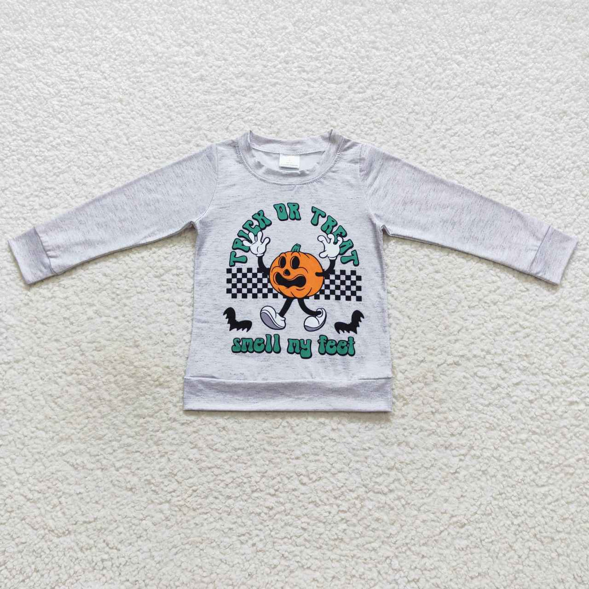 Sibling Baby Boys Girls Ghosts Pumpkins Halloween Tee Shirts Top