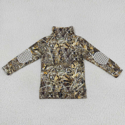 Sibling Baby Boys Long Sleeve Camo Ducks Cows Hunting Zip Pullovers Top